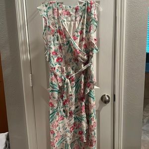 A New Day belted floral dress size small